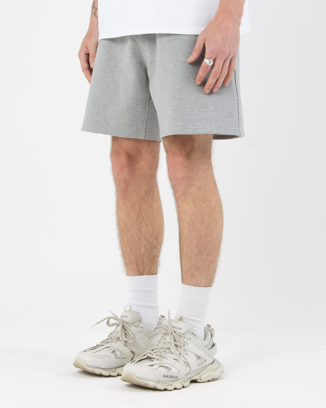Heavyweight Shorts - Marl Grey
