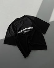 Load image into Gallery viewer, Heavyweight &#39;Athletics&#39; T-Shirt - Black
