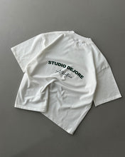 Load image into Gallery viewer, Heavyweight &#39;Athletics&#39; T-Shirt - White
