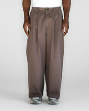 Load image into Gallery viewer, Wide Leg Pleated Trousers - Brown
