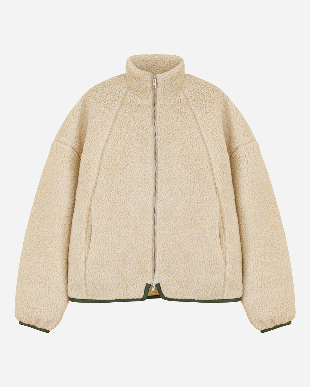High Pile Fleece Jacket - Natural