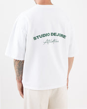 Load image into Gallery viewer, Heavyweight &#39;Athletics&#39; T-Shirt - White
