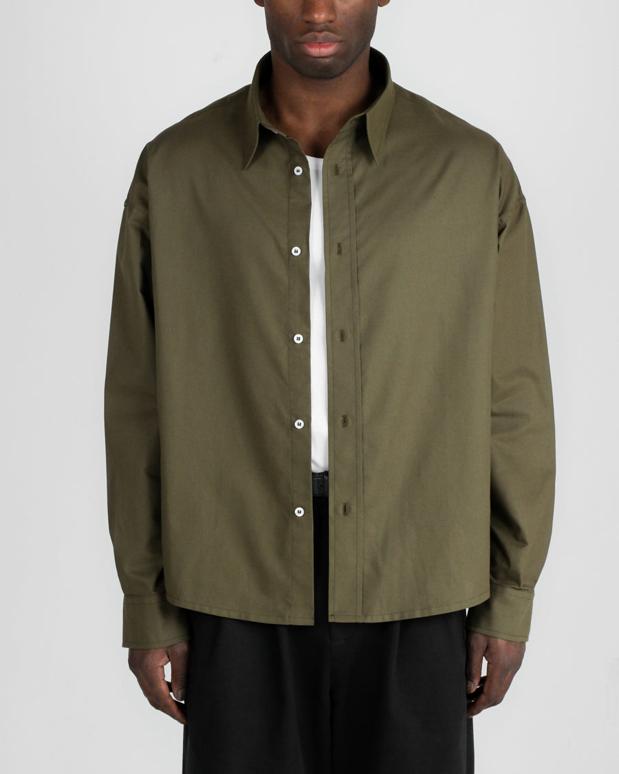 Relaxed Oxford Shirt - Khaki