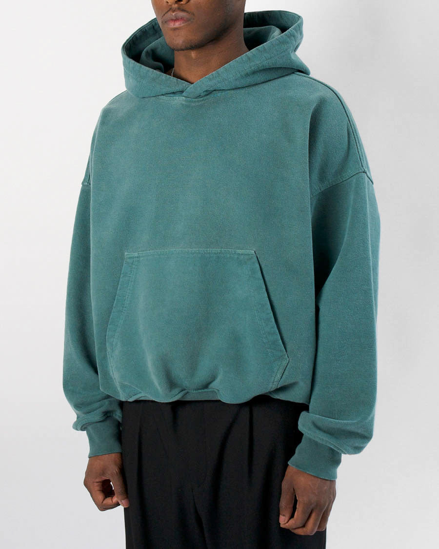Heavyweight Hoodie - Washed Bistro Green