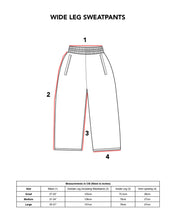 Load image into Gallery viewer, Heavyweight Wide Leg Sweatpants - Black
