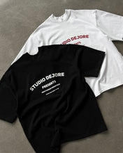 Load image into Gallery viewer, Heavyweight &#39;Presents&#39; T-Shirt - Black
