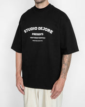 Load image into Gallery viewer, Heavyweight &#39;Presents&#39; T-Shirt - Black
