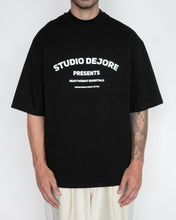 Load image into Gallery viewer, Heavyweight &#39;Presents&#39; T-Shirt - Black
