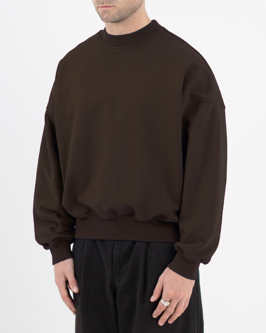 Heavyweight Sweatshirt - Chocolate Brown