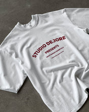 Load image into Gallery viewer, Heavyweight &#39;Presents&#39; T-Shirt - White
